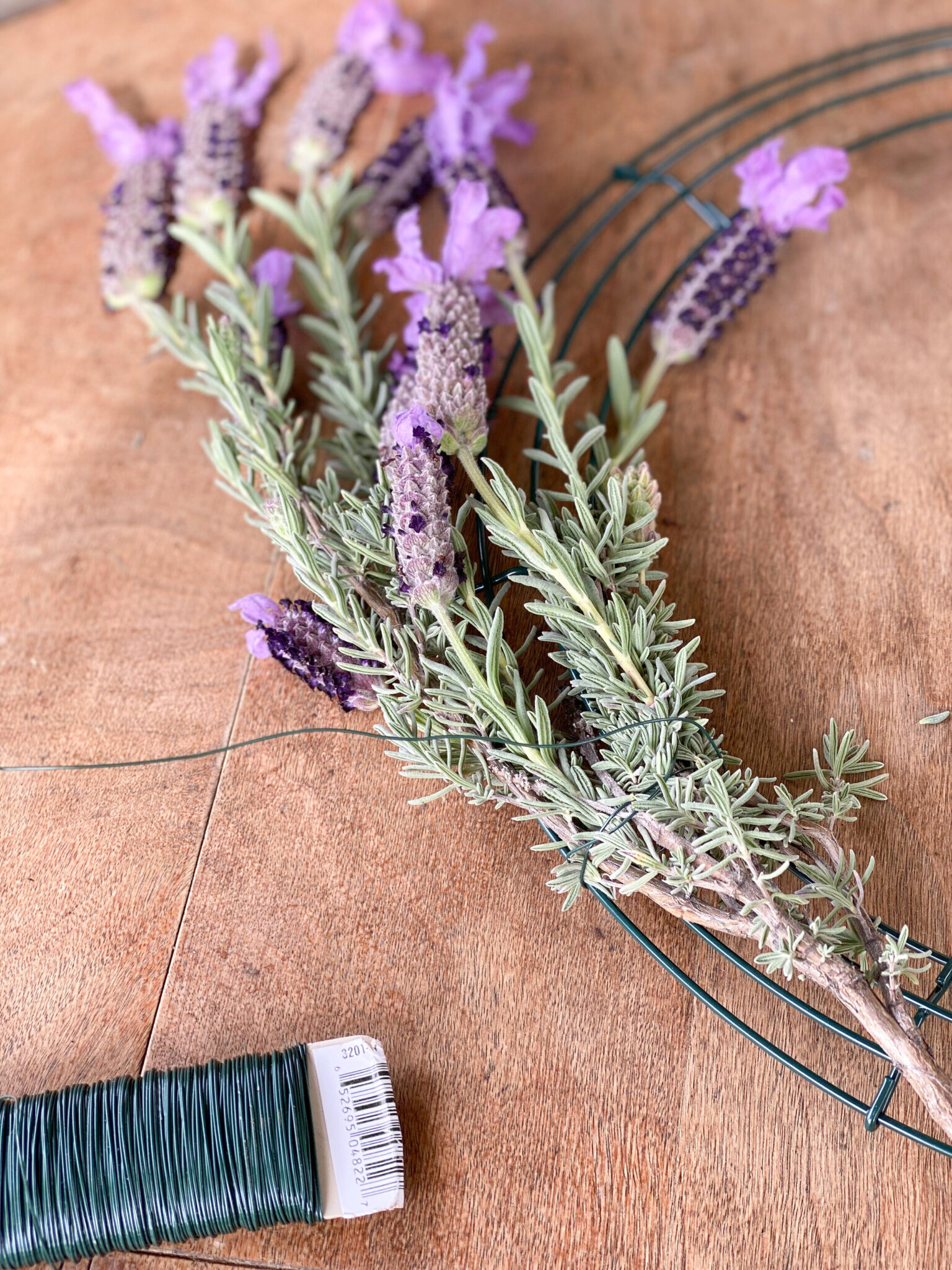 DIY Lavender Wreath for Spring Thermaland Oaks