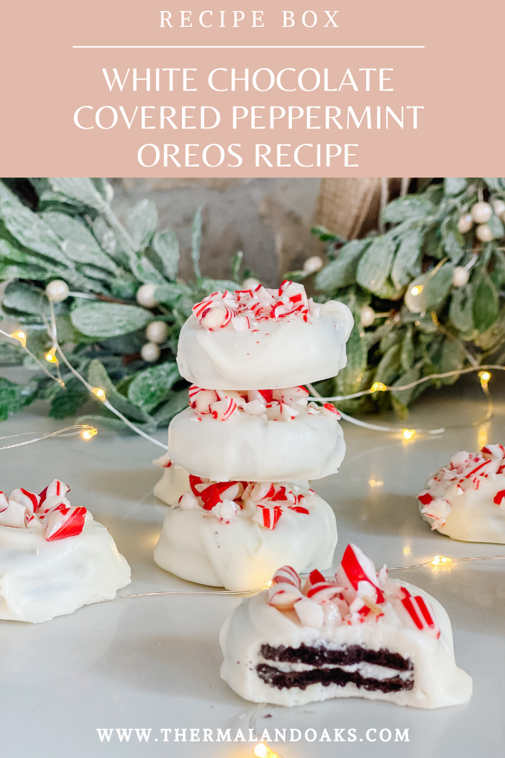 White Chocolate Peppermint Covered Oreos Recipe Thermaland Oaks