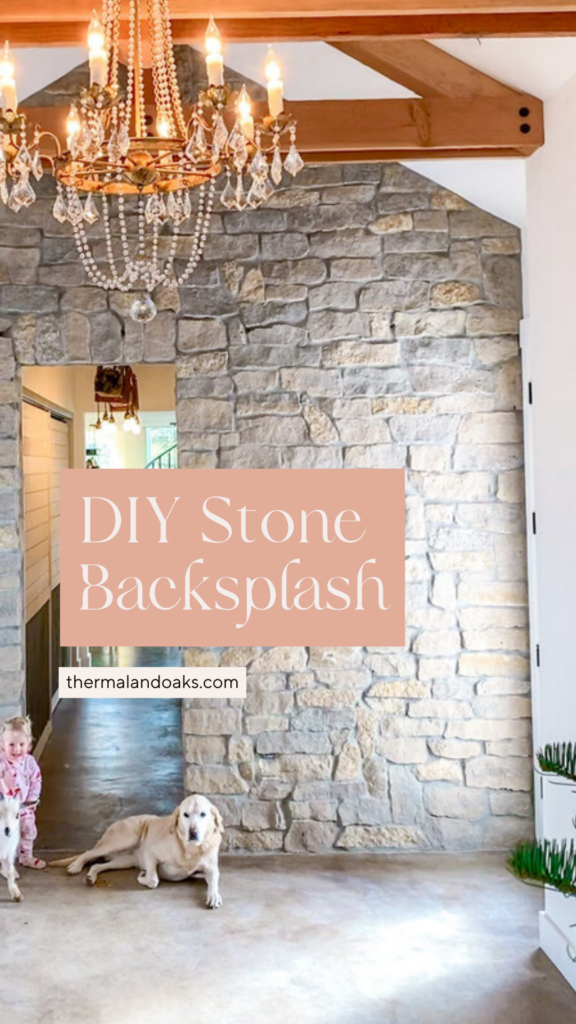stone backsplash
