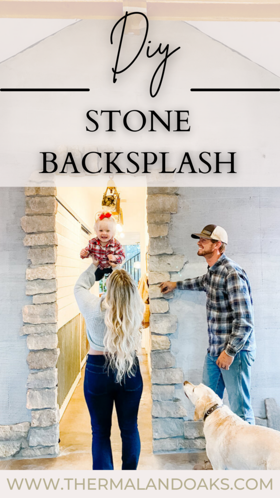 stone backsplash