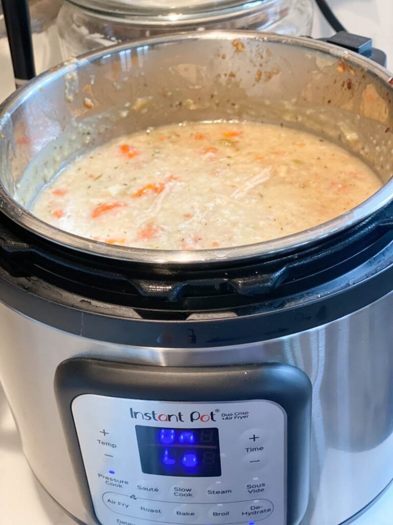 Instant Pot Chicken and Rice Soup | Thermaland Oaks