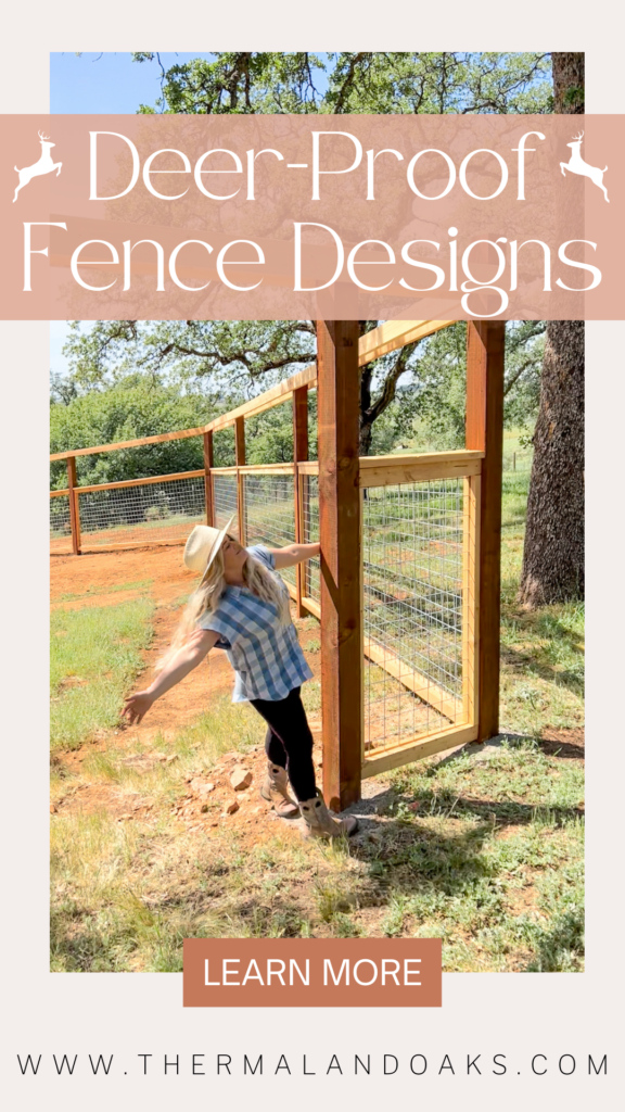 deer-proof fencing