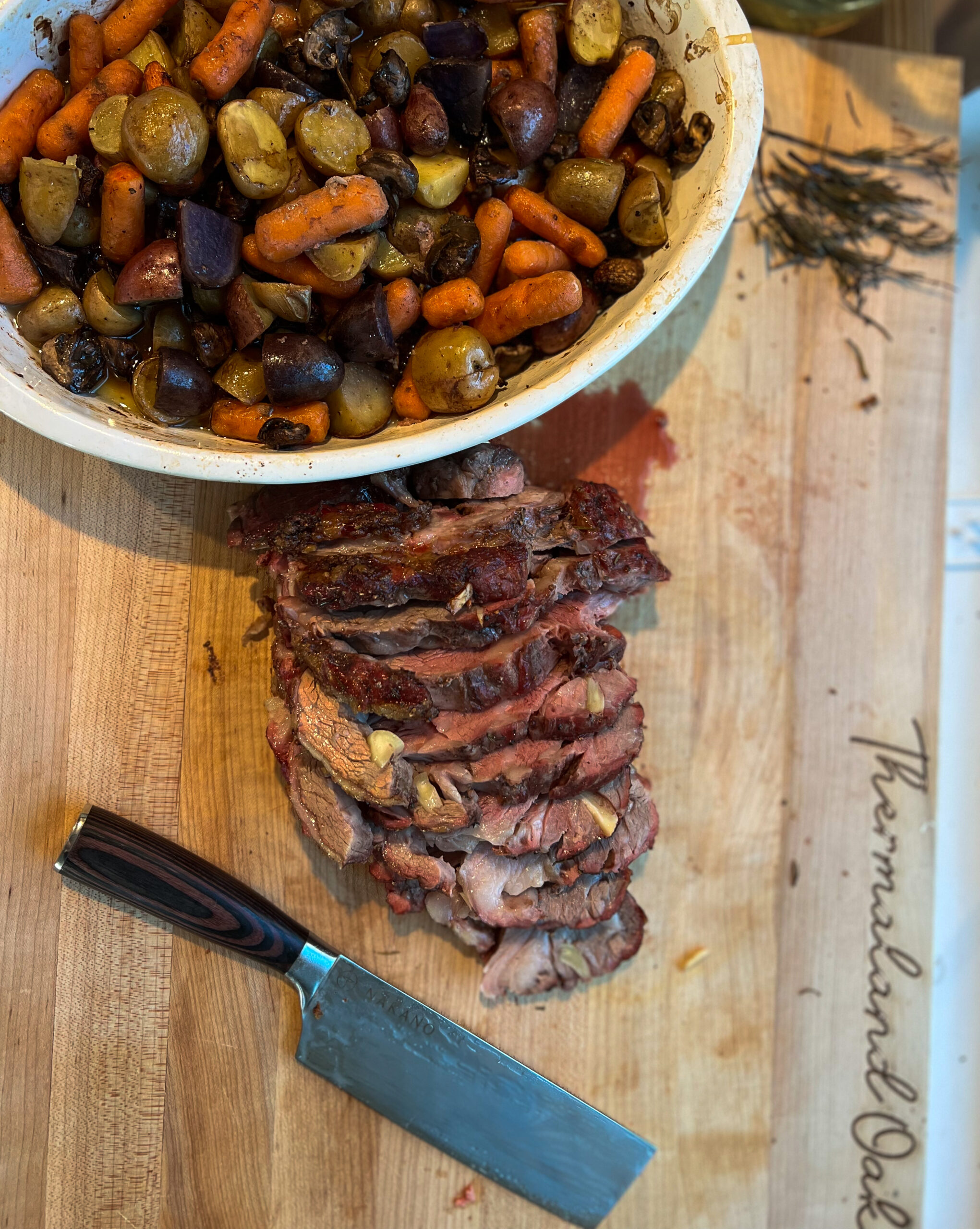 Slow Roasted BBQ Lamb Shoulder Thermaland Oaks