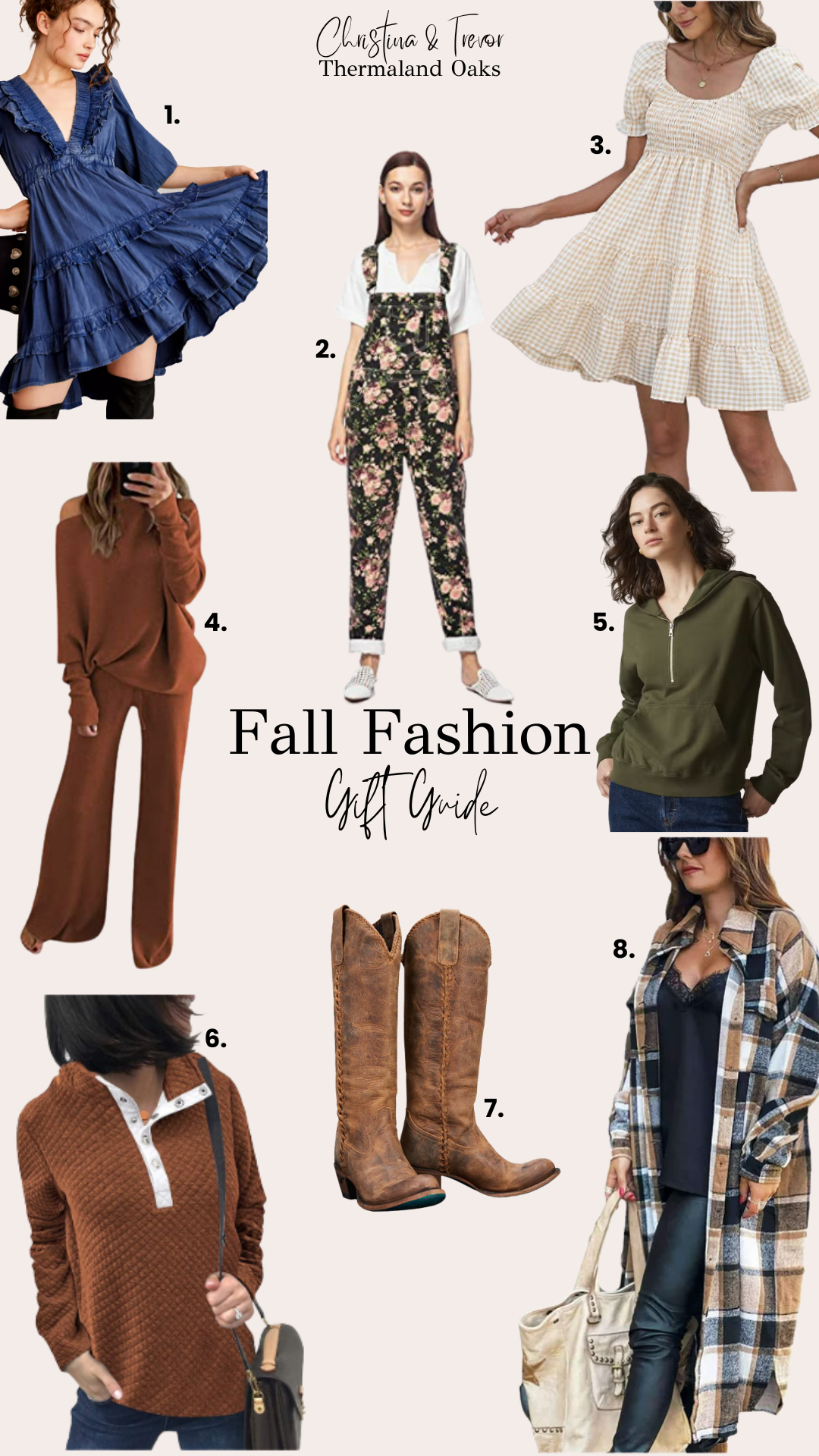 Fall Fashion Gift Guide | Thermaland Oaks